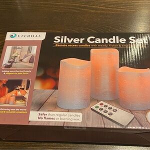 Silver Candle Set